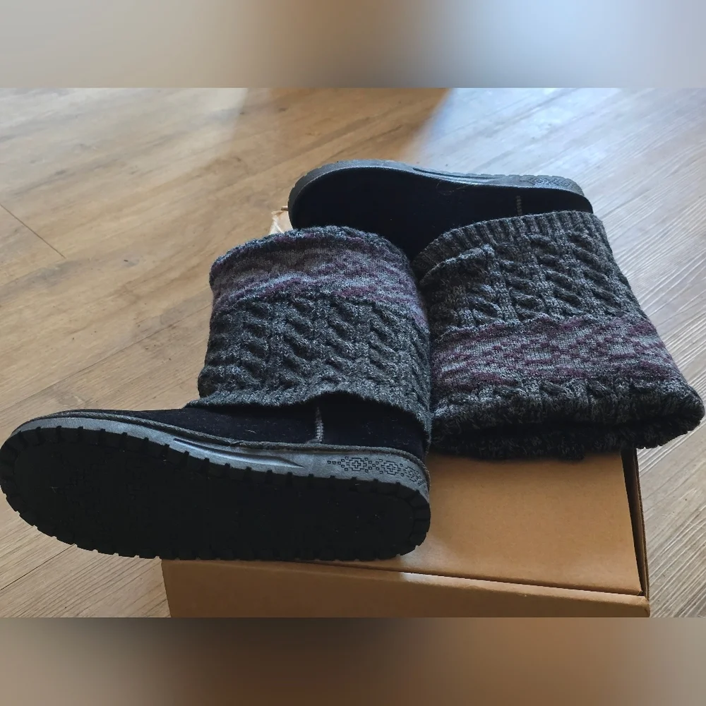 MUK LUKS WOMENS CHERYL KNIT WINTER BOOTS | Size 6 | NWOT - Picture 5 of 13